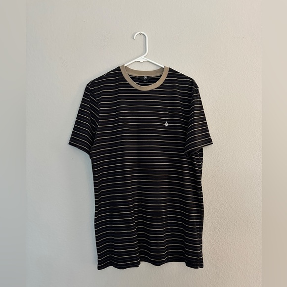 VOLCOM Thorne Mens Black T-Shirt - Picture 1 of 3